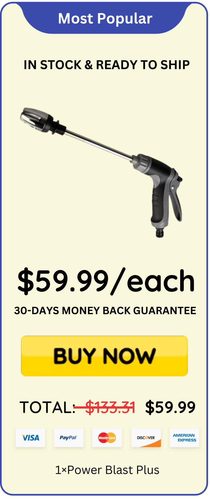 Power Blast Plus offer price 